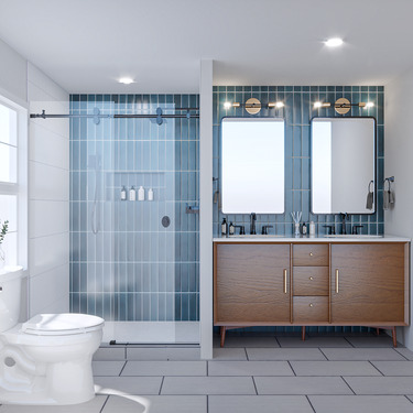 Master bathroom design by Kitchenetal Design Plus in McLean, Virginia