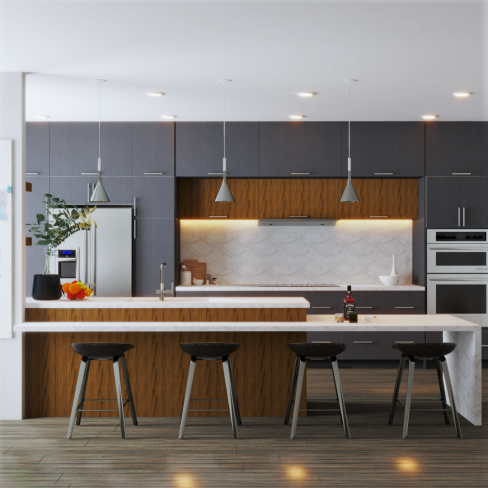 KDP Galley Kitchen Transformation in Washington DC