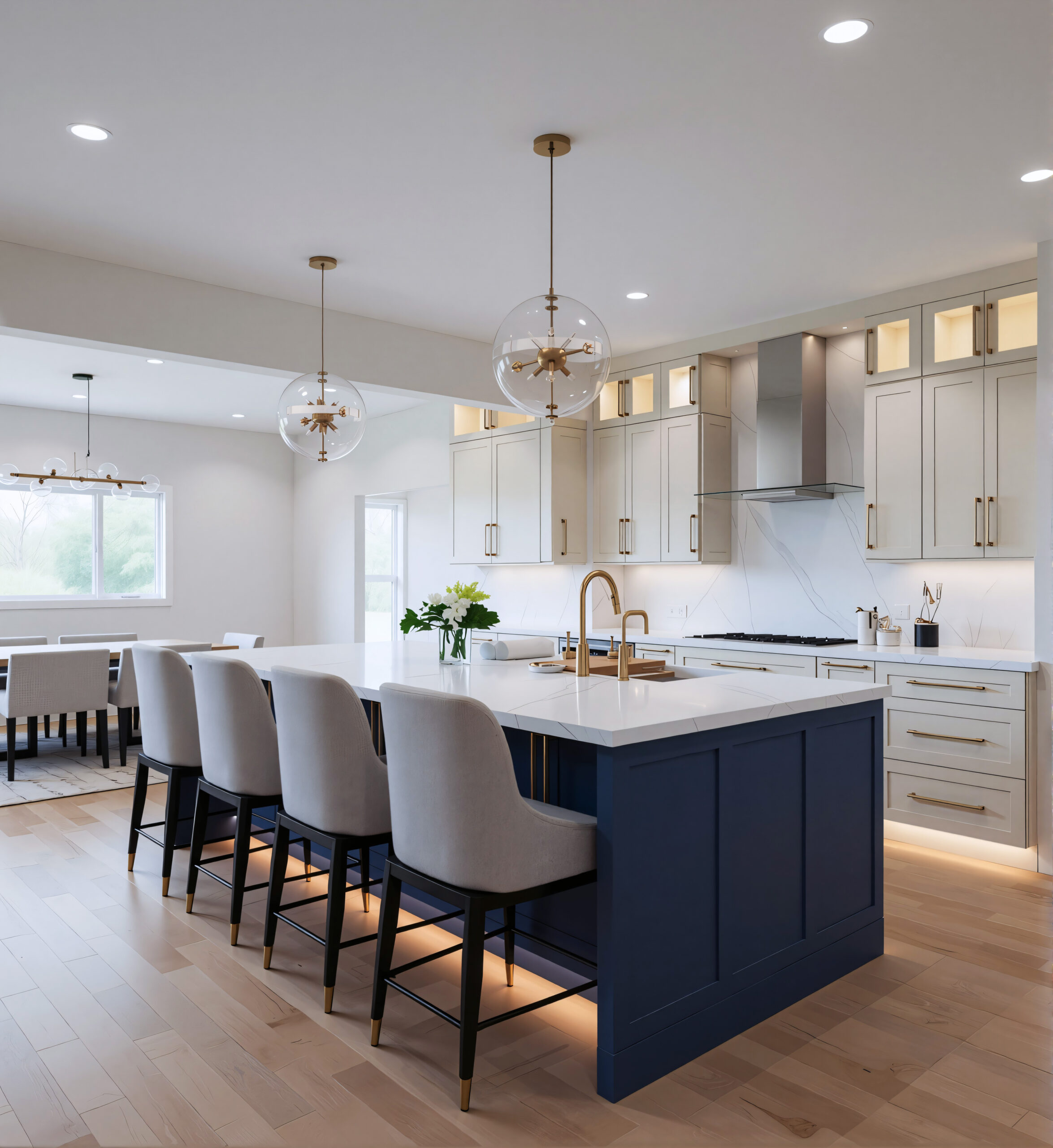 Luxury Kitchen Remodel Designed by Kitchenetal Design Plus