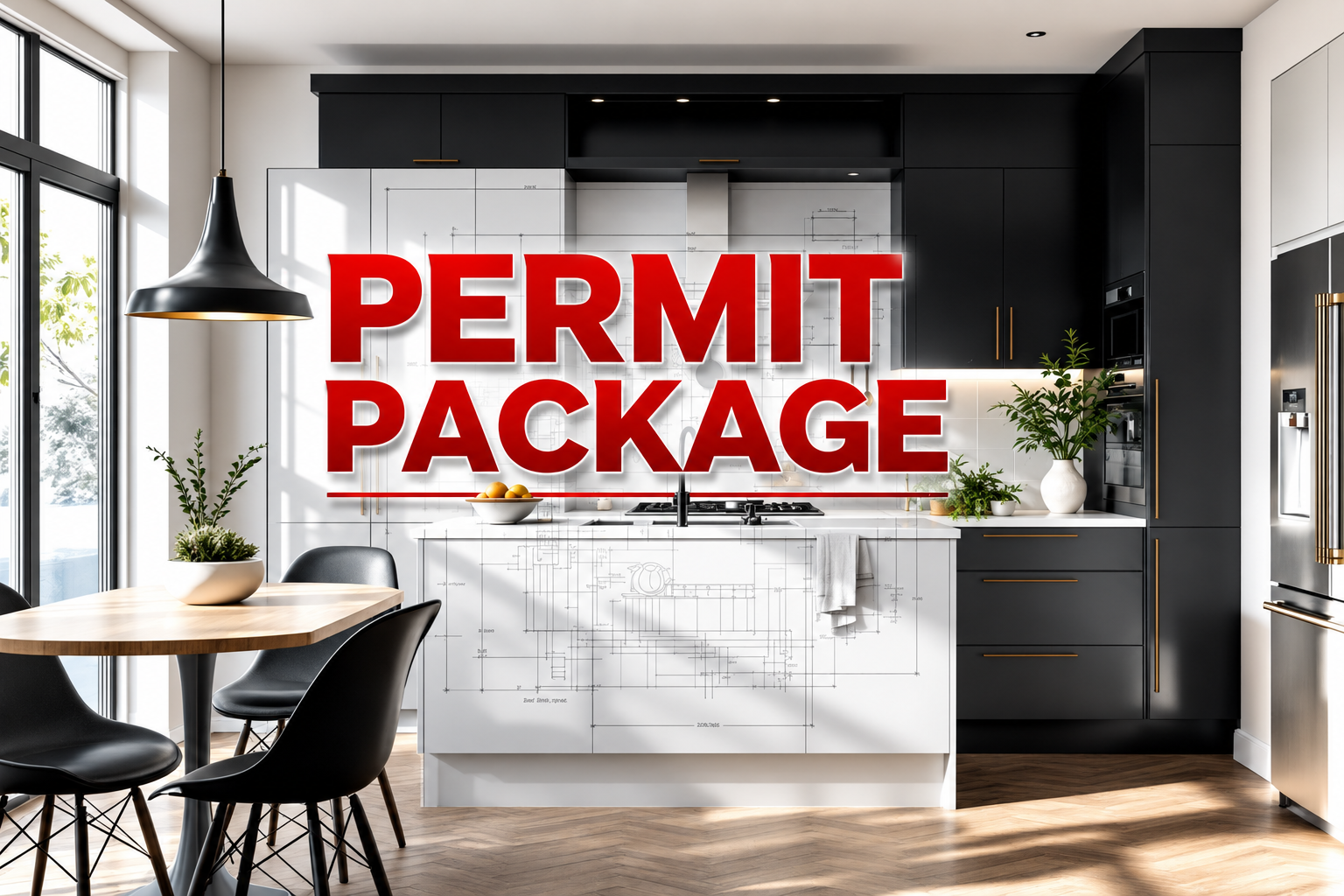 Permit package and architectural drafting services